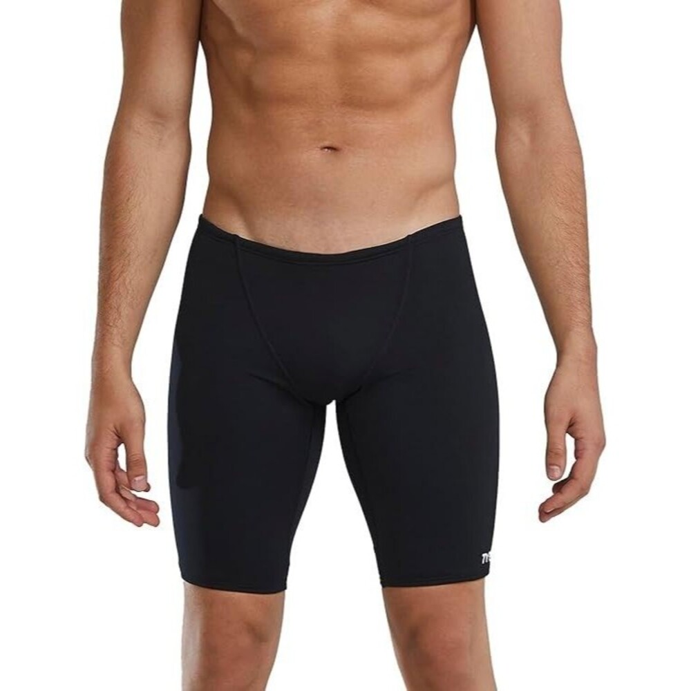 NWT TYR Men's Standard Durafast One Jammer Swimsuit Black Size 30 100% Polyester